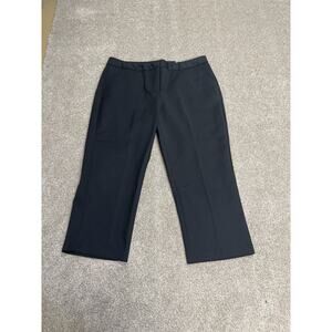NWT Business Casual Maurices Smart Black Cropped Capri Dress Pants Sz 11/12 Work